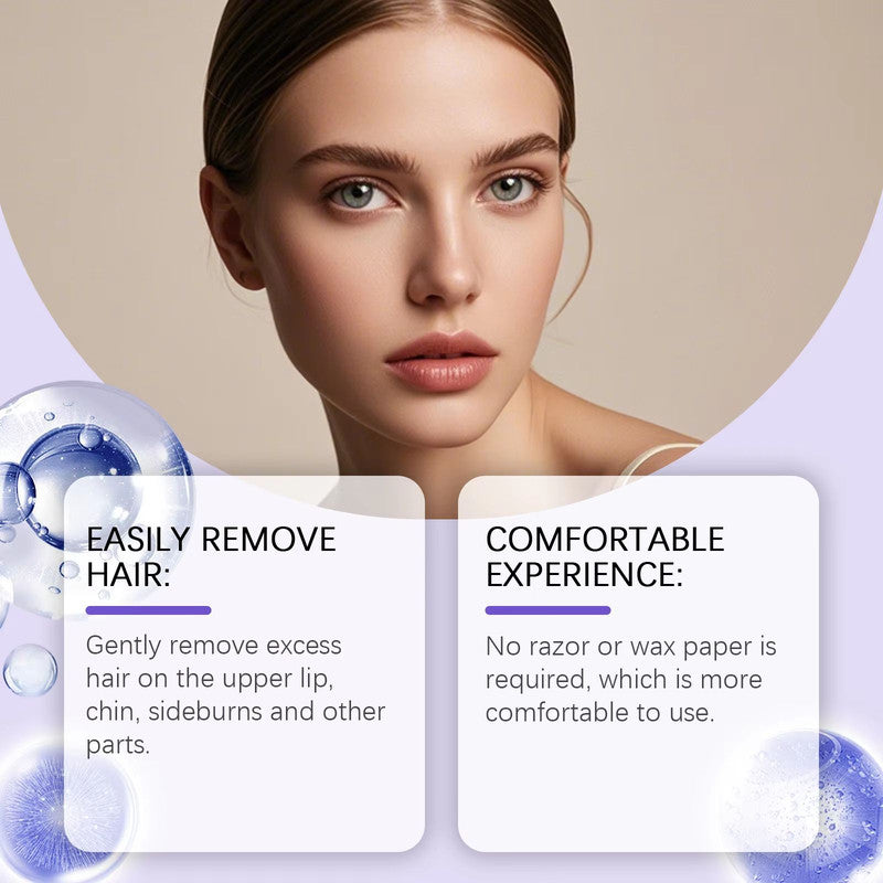 Gentle Facial Hair Removal Cream – Painless, Nourishing, and Non-Irritating Skin Care Solution