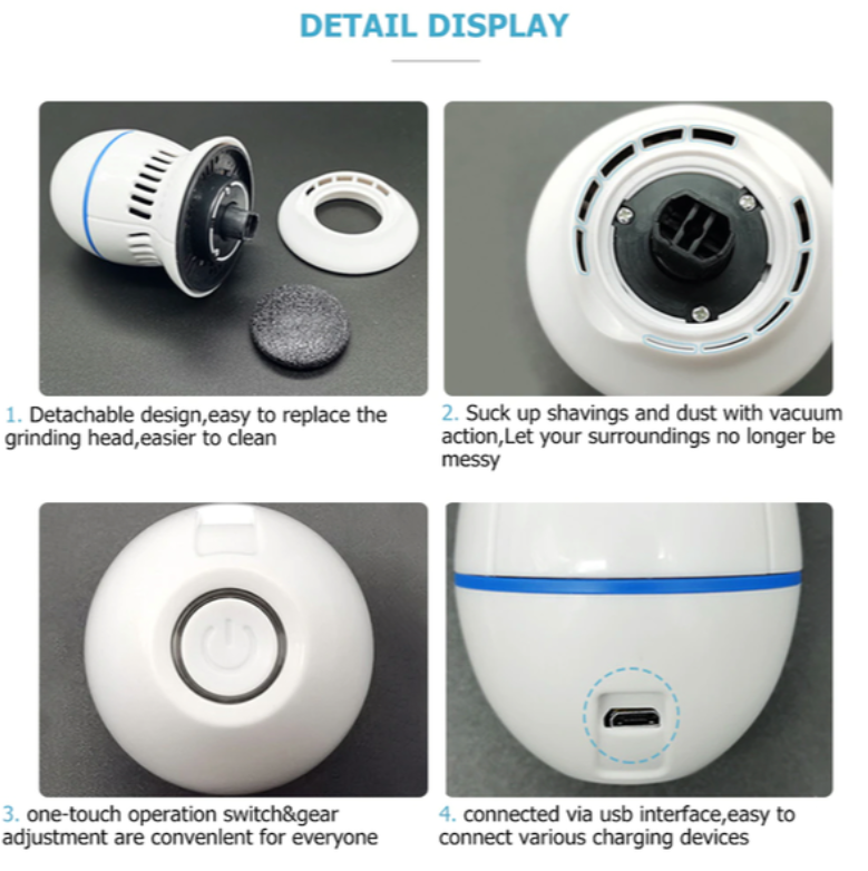 Electric Foot Grinder Skin Hard Rupture Skin Trimmer Dead Skin